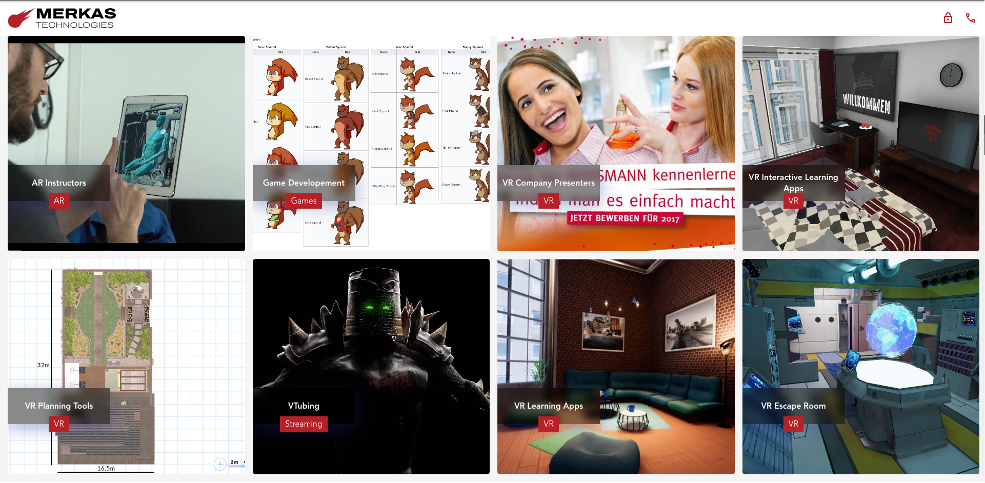 Showcase App - Studio Merkas